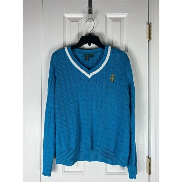 Lauren Active Tennis Womens Teal Sweater Size XL - Picture 1 of 4